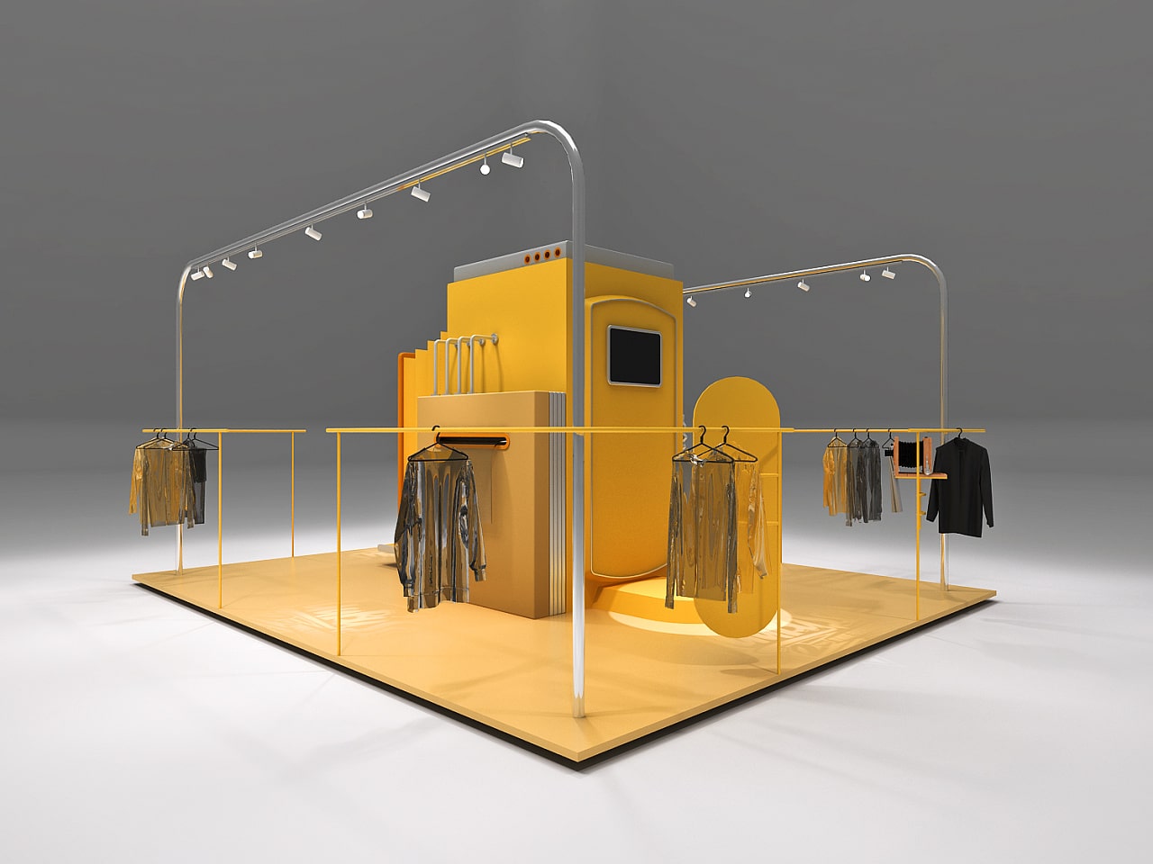 UUBUSS 优优巴斯童装快闪店设计