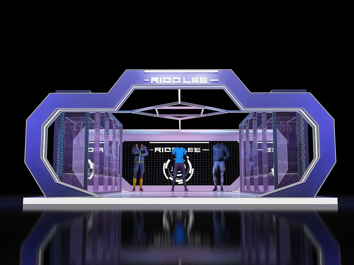 RICO LEE 运动品牌主题快闪设计