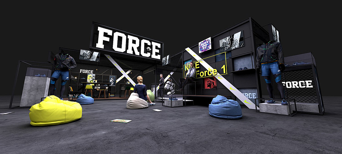 NIKE 耐克快闪店设计