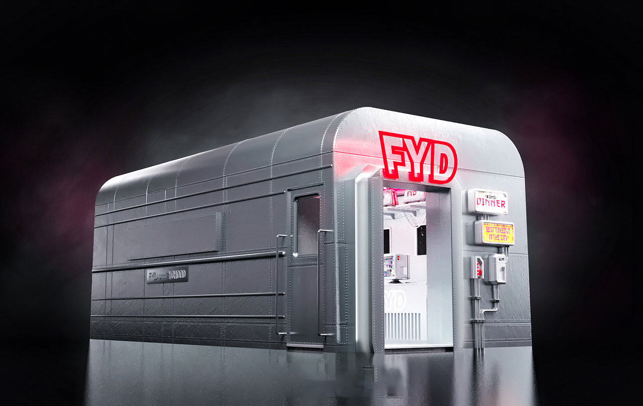 FYD服装 列车主题快闪设计