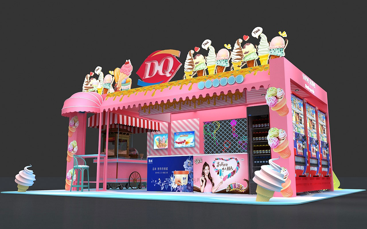 DQ冰淇淋快闪店设计
