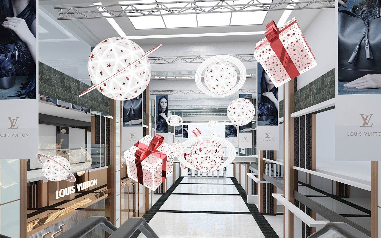 天美新天地跨年美陈设计