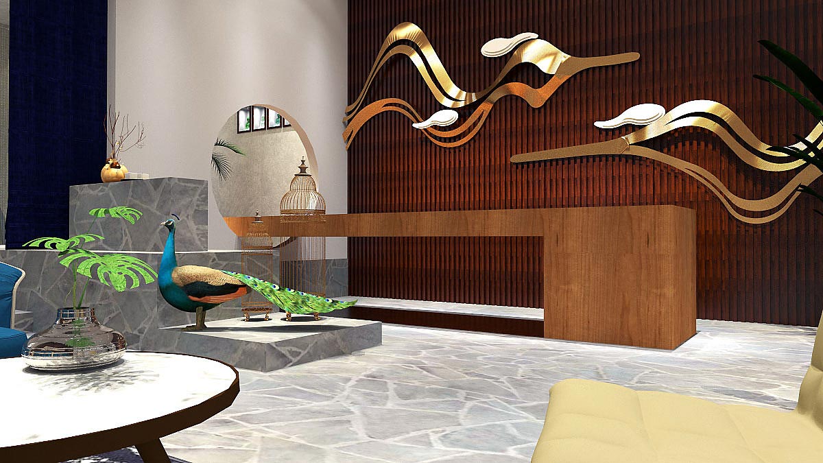 七彩云南玉石店铺设计