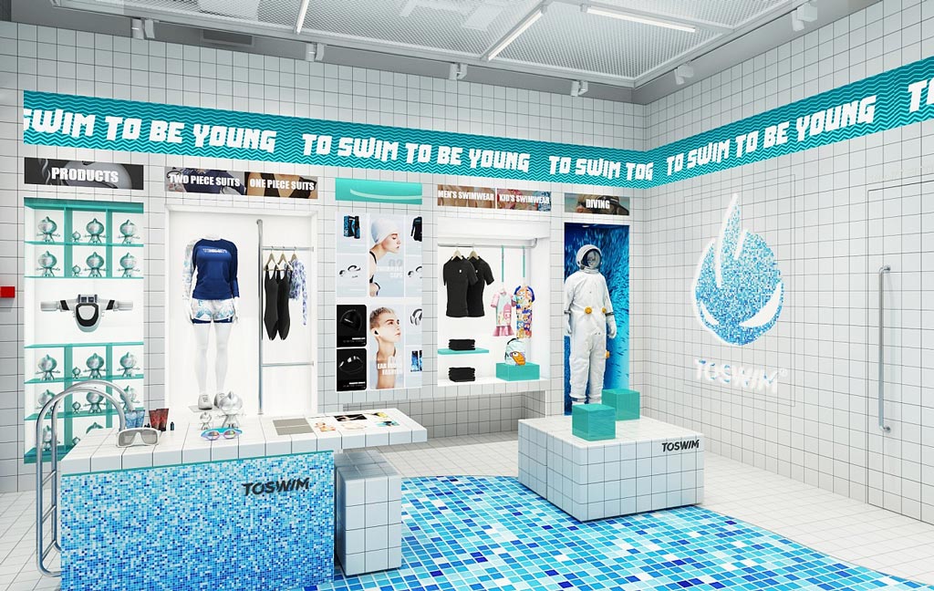 TOSWIM 零售空间沉浸式体验设计