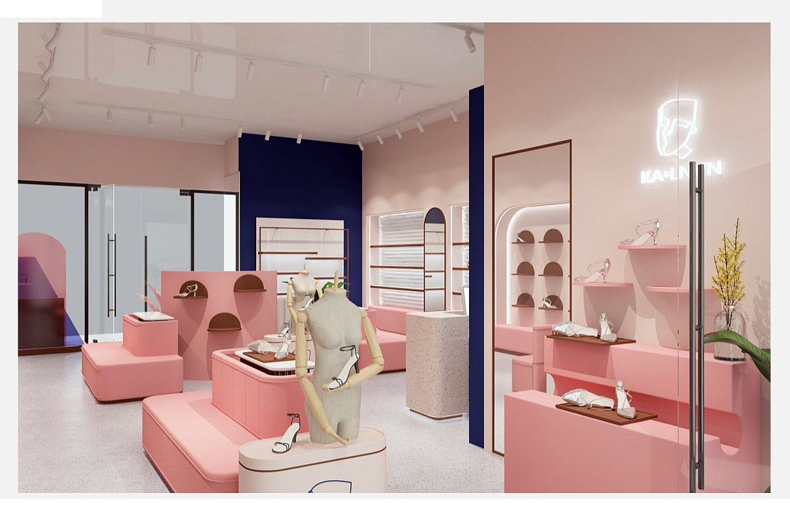 KALNVN体验店设计（山东）女鞋