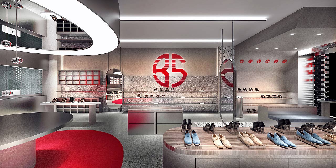 BLOCCO 鞋业专卖店设计