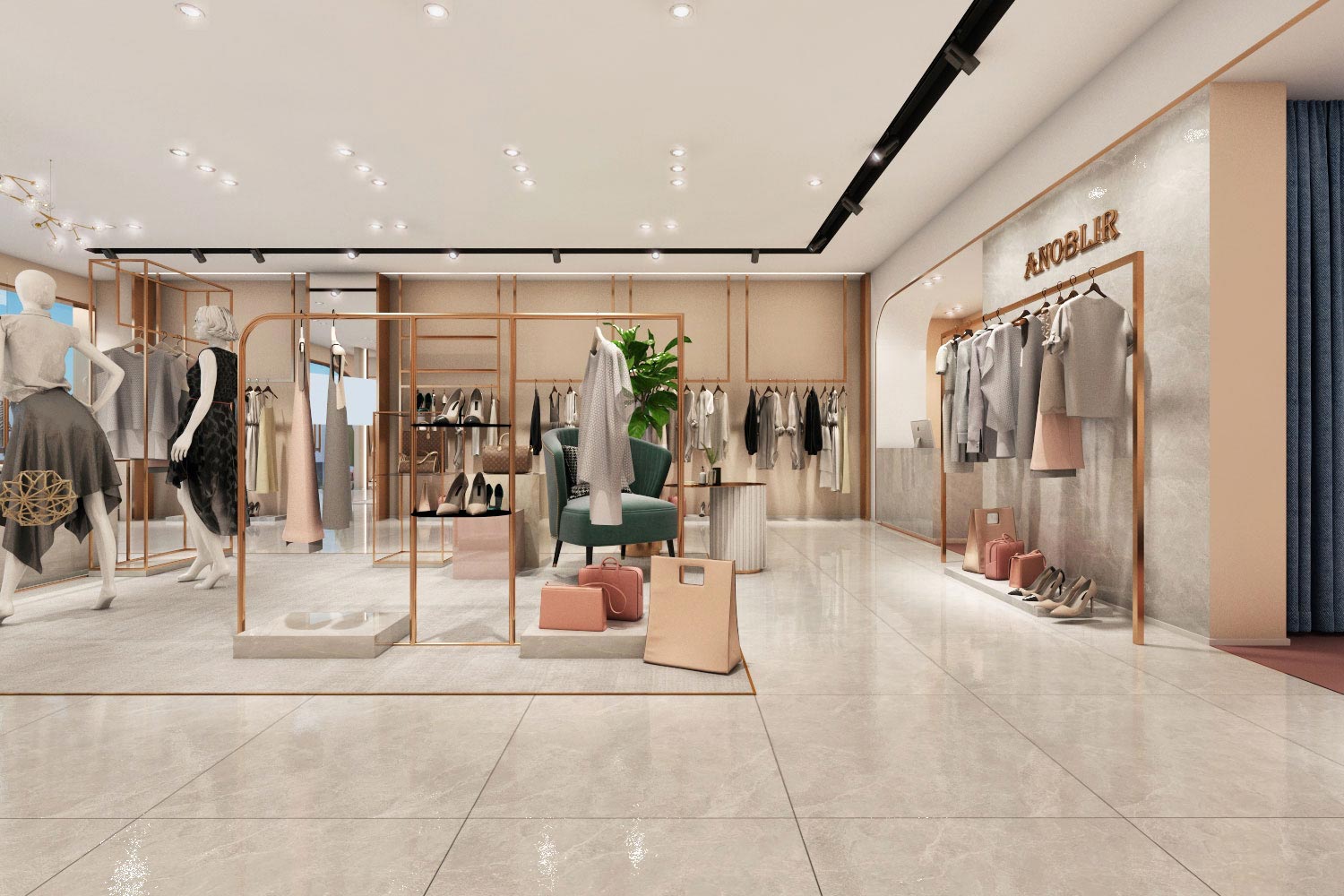 ANOBLIR 服装专卖店设计