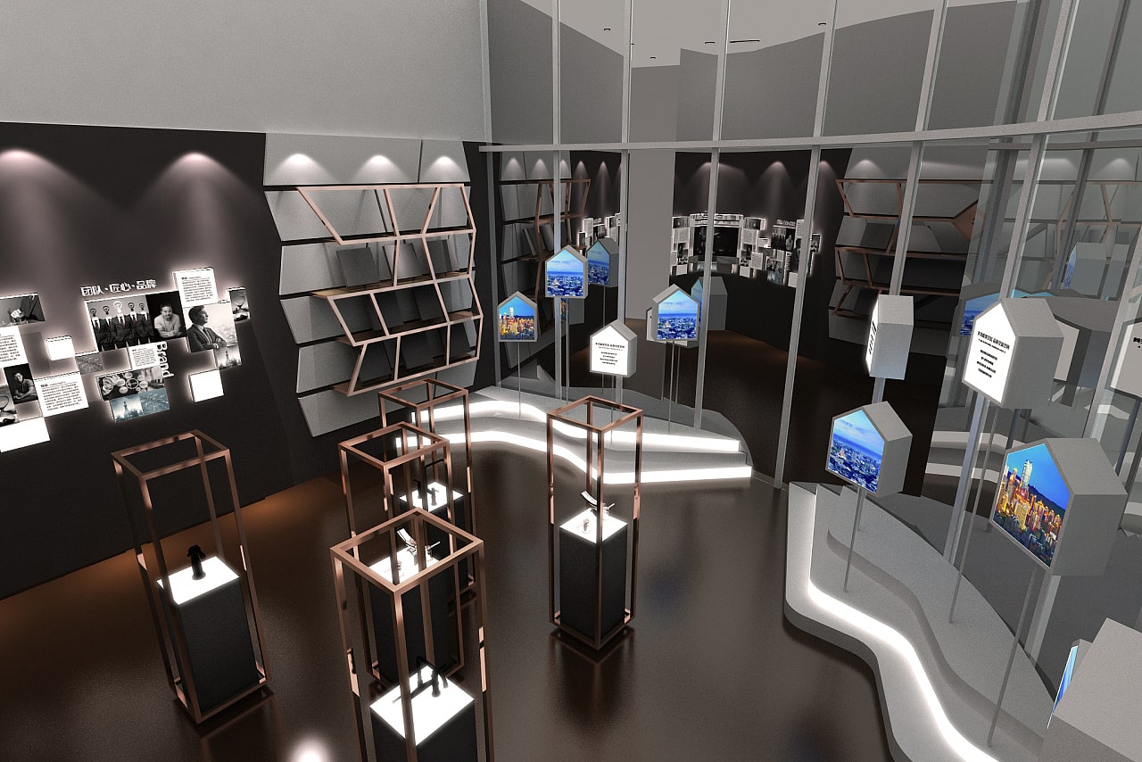 九华建筑展厅设计