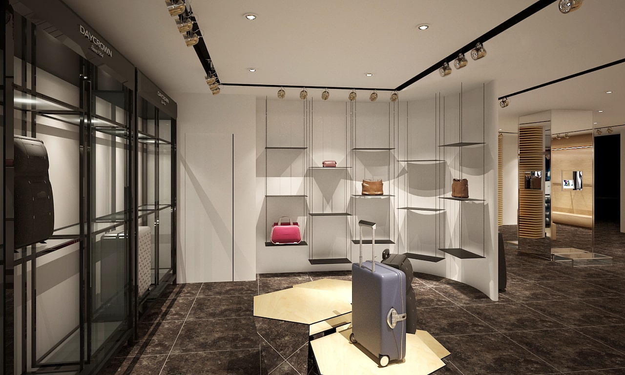 daycrow 旅行箱展厅设计