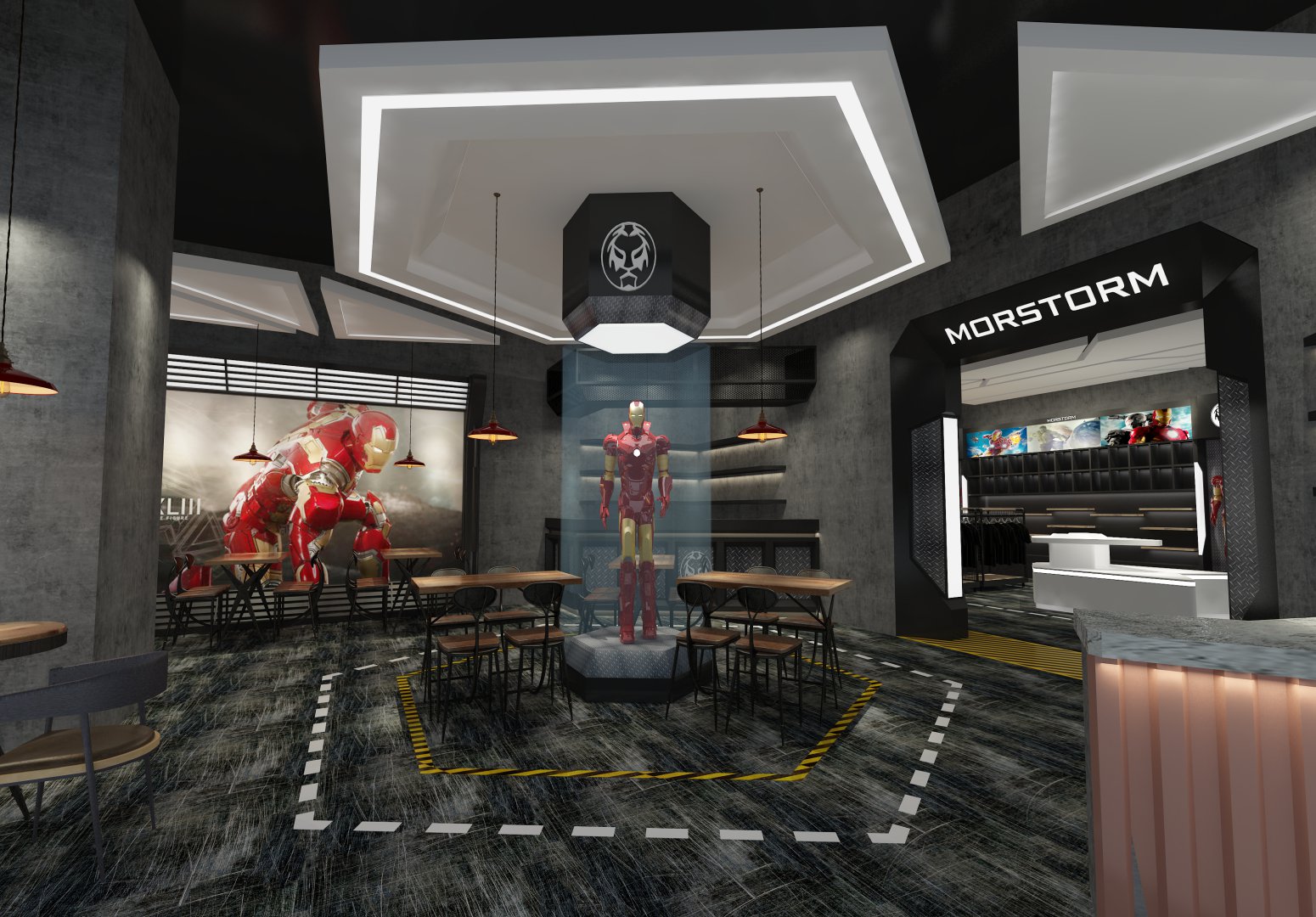 魔力风暴 佛山专卖店设计