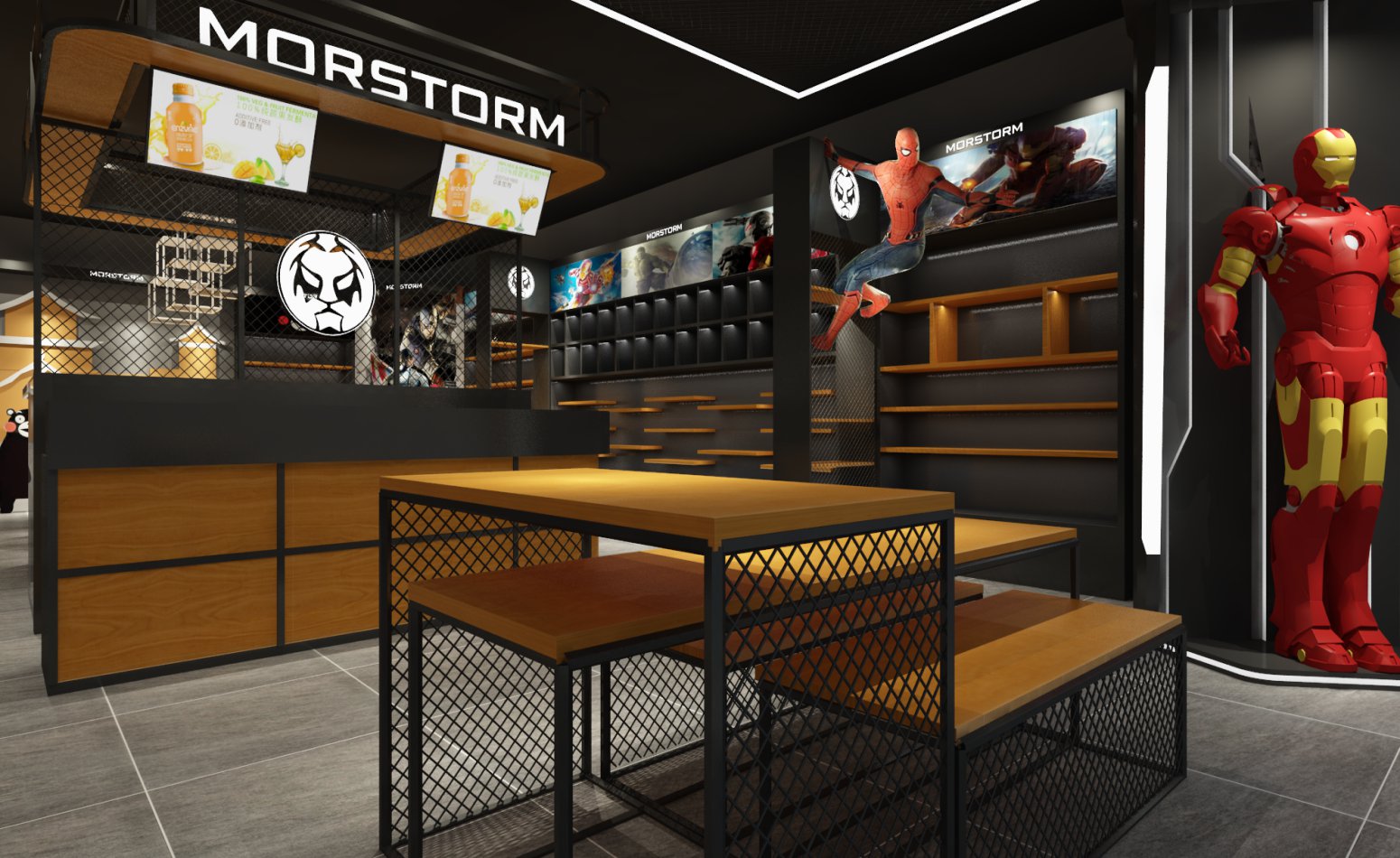 魔力风暴 龙华专卖店设计