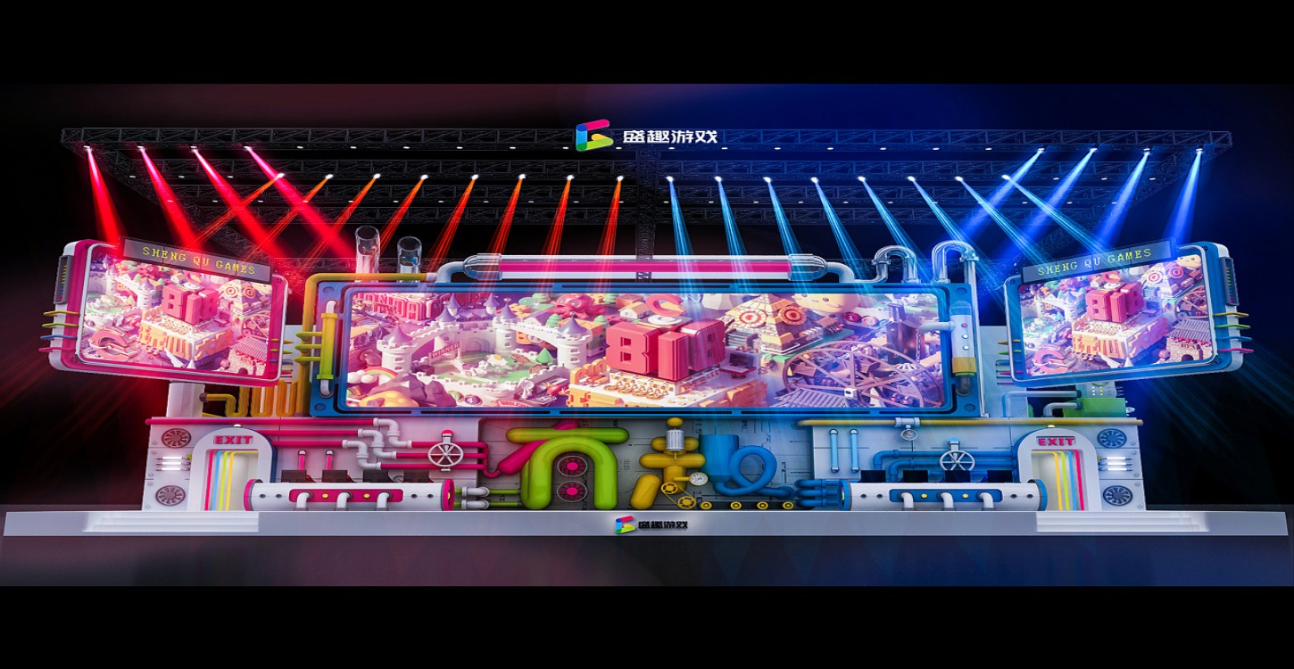 盛趣CJ 游戏展设计